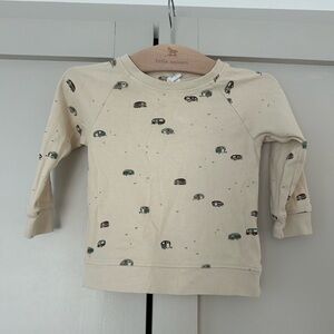 Colored Organics Cream Shirt with Camper Print